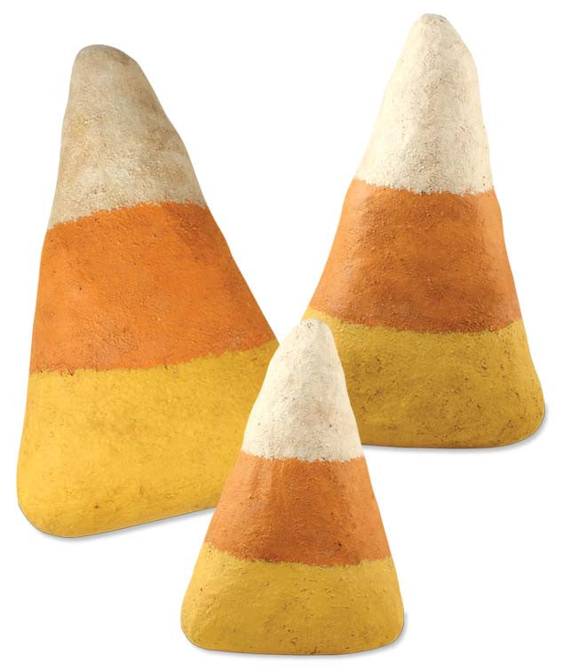 Giant Paper Mache Candy Corn