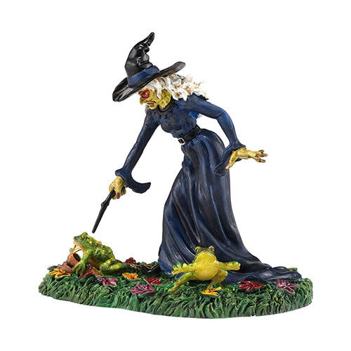 Another Prince Croaks Witch & Frog Figurine