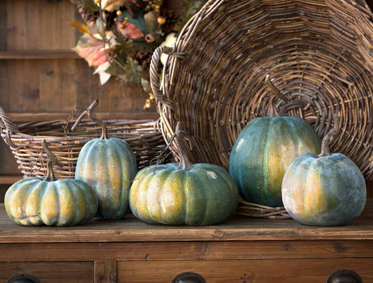 Blue Green Pumpkins