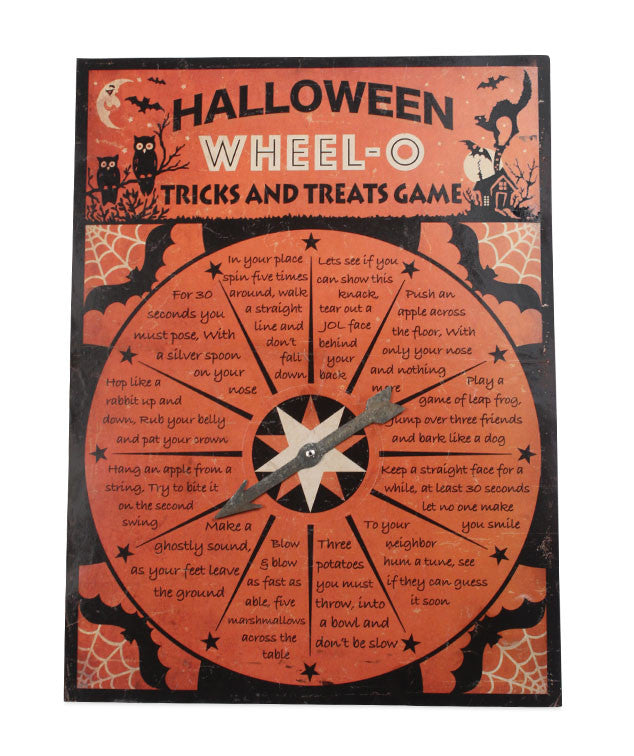 Halloween Wheel-O Tricks & Treats Game