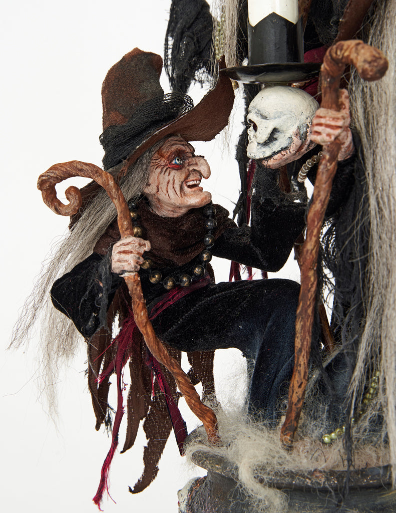 Katherine's Collection 3 Witches Candelabra