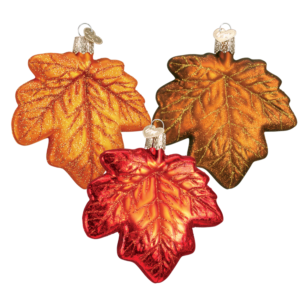 Fall Maple Leaf Ornaments